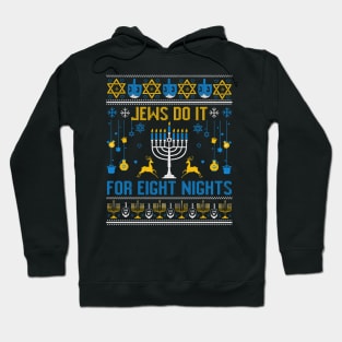 Hanukkah Gift Menorah Funny Ugly Christmas Sweater Hoodie